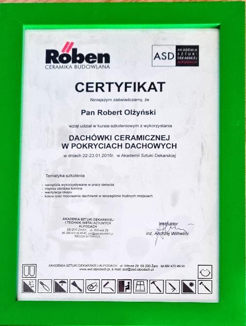 certyfikaty